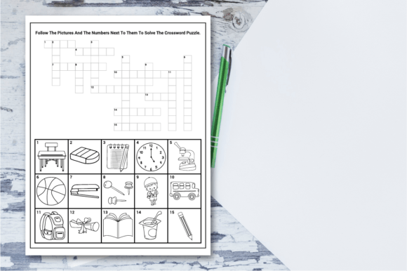 Back to School Crossword Puzzle Activity: A Fun and Educational Tool for Students