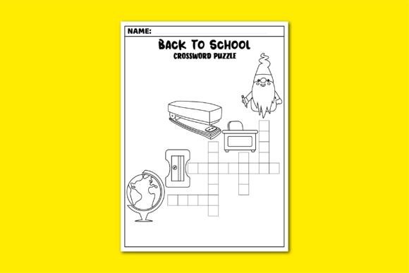 Back to School Crossword Puzzle for Kids: A Fun and Educational Resource