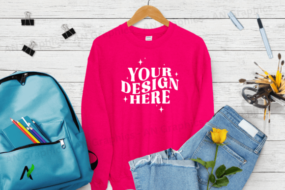 Back to School Gildan 18000 Mockup 0105: A Versatile Tool for Designers