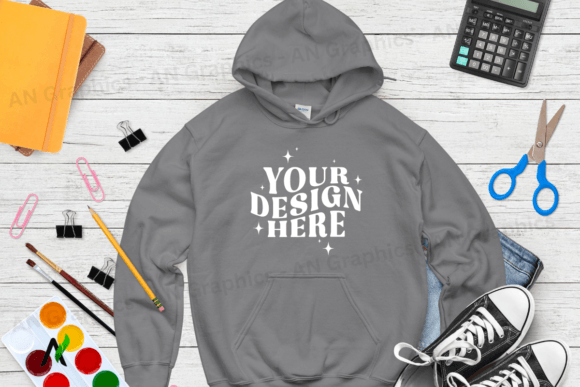 Back to School Gildan 18500 Mockup - 045: A Versatile Tool for Designers