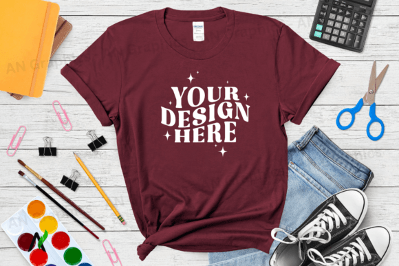 Back to School Gildan 5000 Mockup - 0111: A Versatile Tool for Designers
