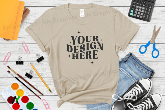 Back to School Gildan 5000 Mockup - 0128