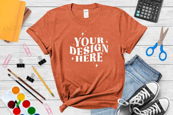 Back to School Gildan 5000 Mockup - 0132