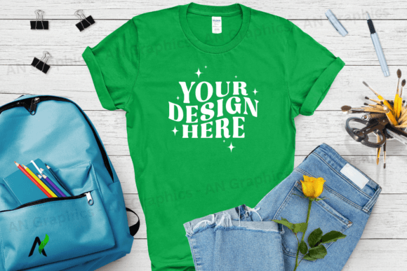 Back to School Gildan 5000 Mockup - 0176
