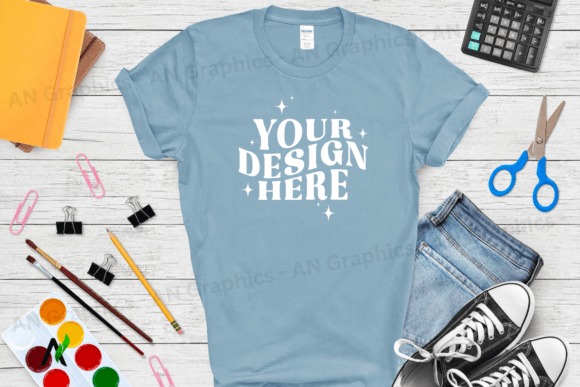 Back to School Gildan 5000 Mockup - 0247: A Game-Changer for T-Shirt Designers