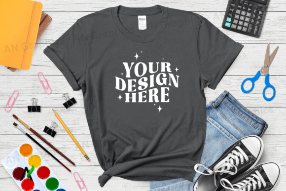 Back to School Gildan 5000 Mockup - 084
