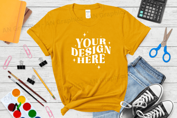 Back To School Gildan 5000 Mockup - 094: A Versatile Tool for Designers