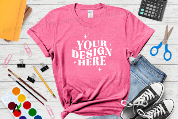 Back to School Gildan 64000 Mockup - 086: A Must-Have Tool for T-Shirt Designers