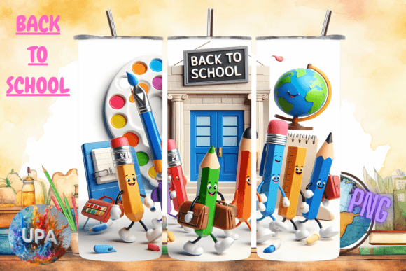 Back to School Tumbler Design
