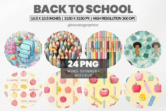 Back to School Wind Spinner Sublimation: A Creative and Practical Design Solution