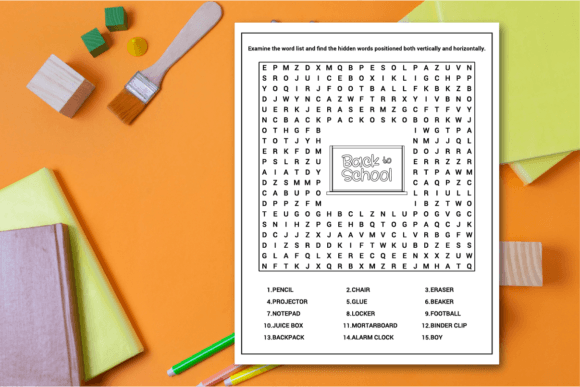 Back to School Word Search Puzzle: A Fun and Educational Activity for All Ages