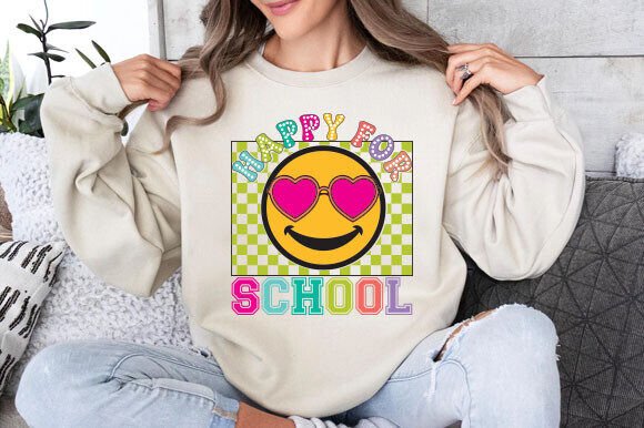 Happy for School PNG Back to School
