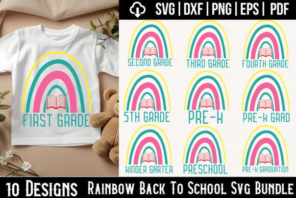 Rainbow Back to School Svg Bundle: A Creative Resource for Design Enthusiasts