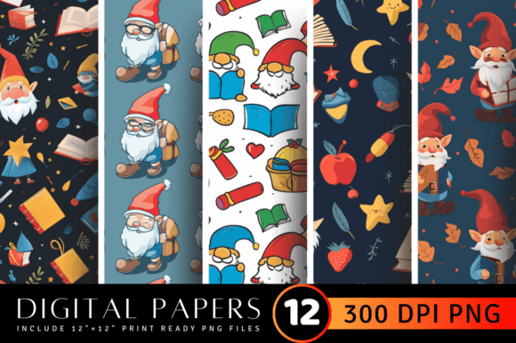 Revolutionizing Creativity: The Gnome Back to School Digital Paper Backgrounds Experience